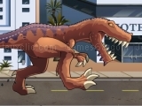 Jeu trex rampage prehistoric pizza